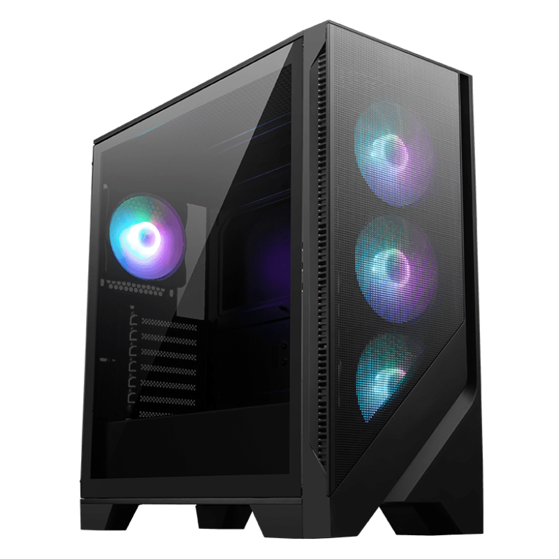 Boîtier Gaming MSI Mag Forge 320R Airflow Noir, Photo boutique Xtreme PC chez Xtreme PC