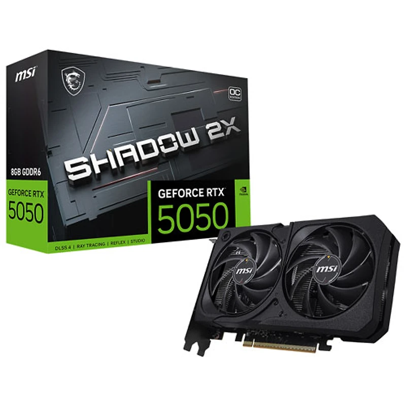 MSI GeForce RTX 5050 8G SHADOW 2X OC