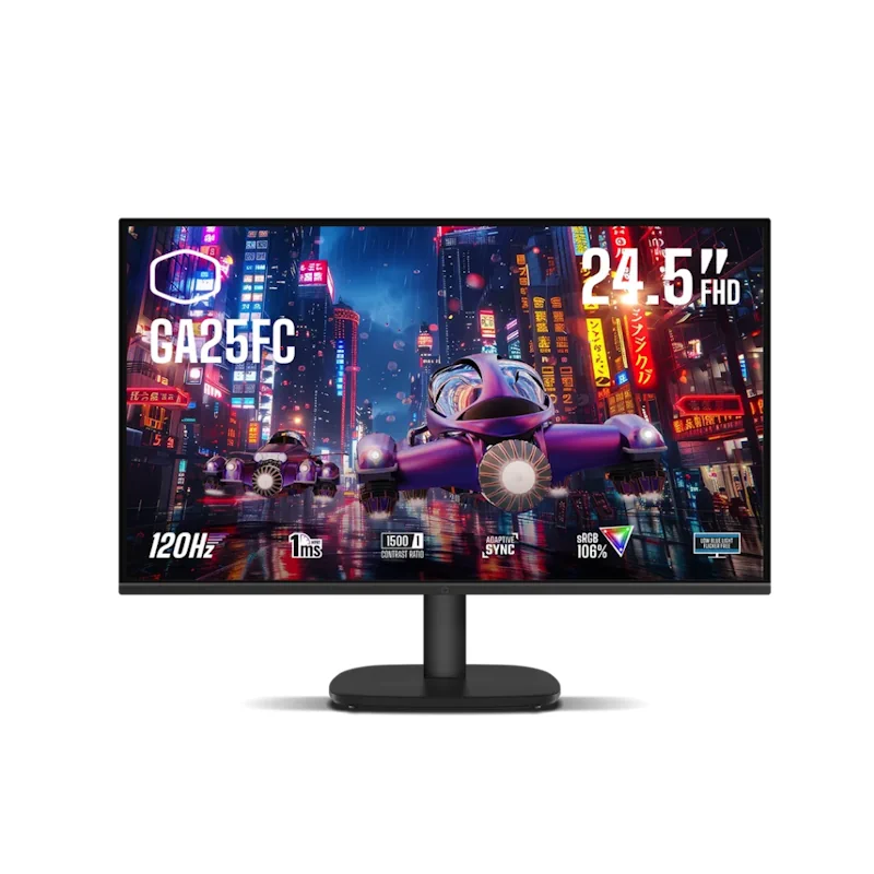 Ecran Gaming COOLER MASTER GA25FC 24.5'' Full HD IPS 120Hz, Photo boutique Xtreme PC chez Xtreme PC